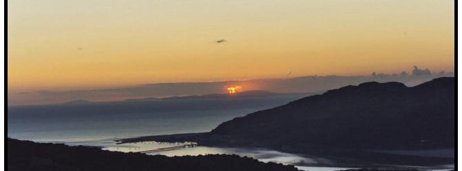 Sunset over the Mawddach Estuary